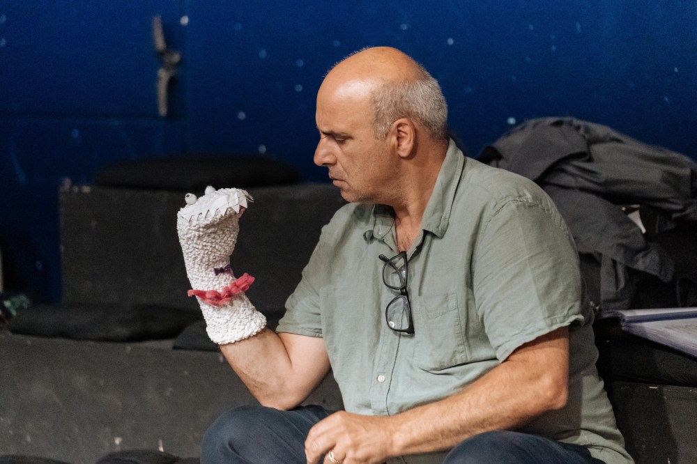A Very Expensive Poison rehearsal picture