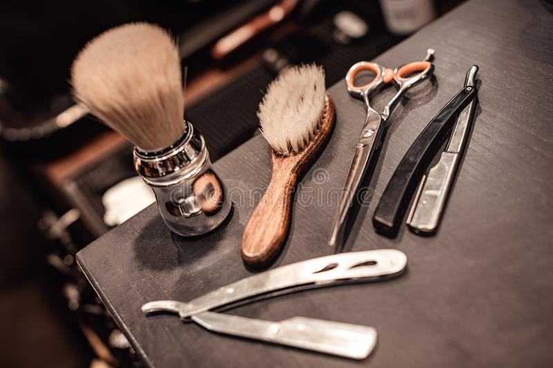 shaving-accessories-tools-barber-shop-wooden-background-tools-barber-shop-117746283